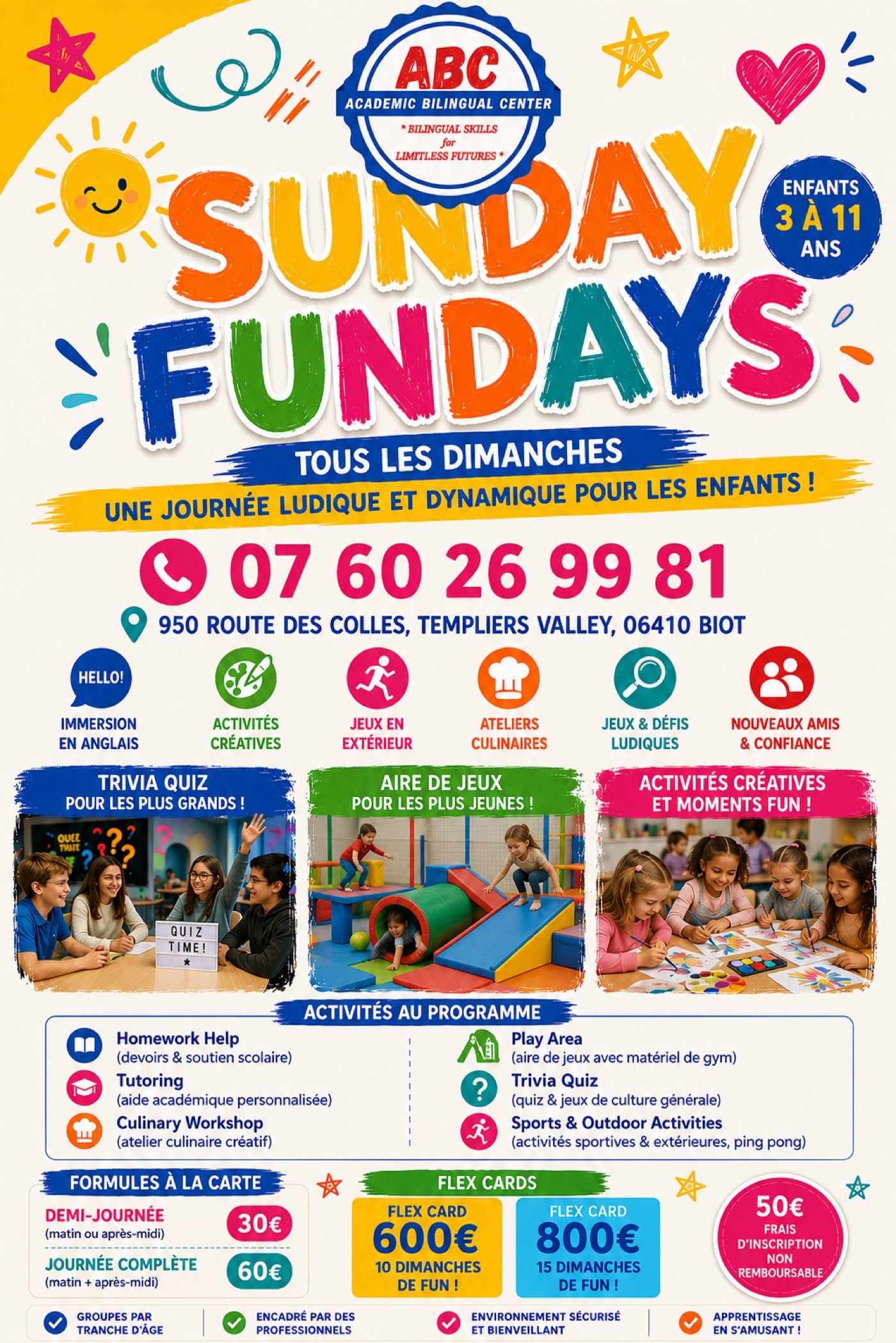 Flyer Sunday Fundays ABC